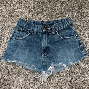 One of a kind Wrangler Cutoff Shorts